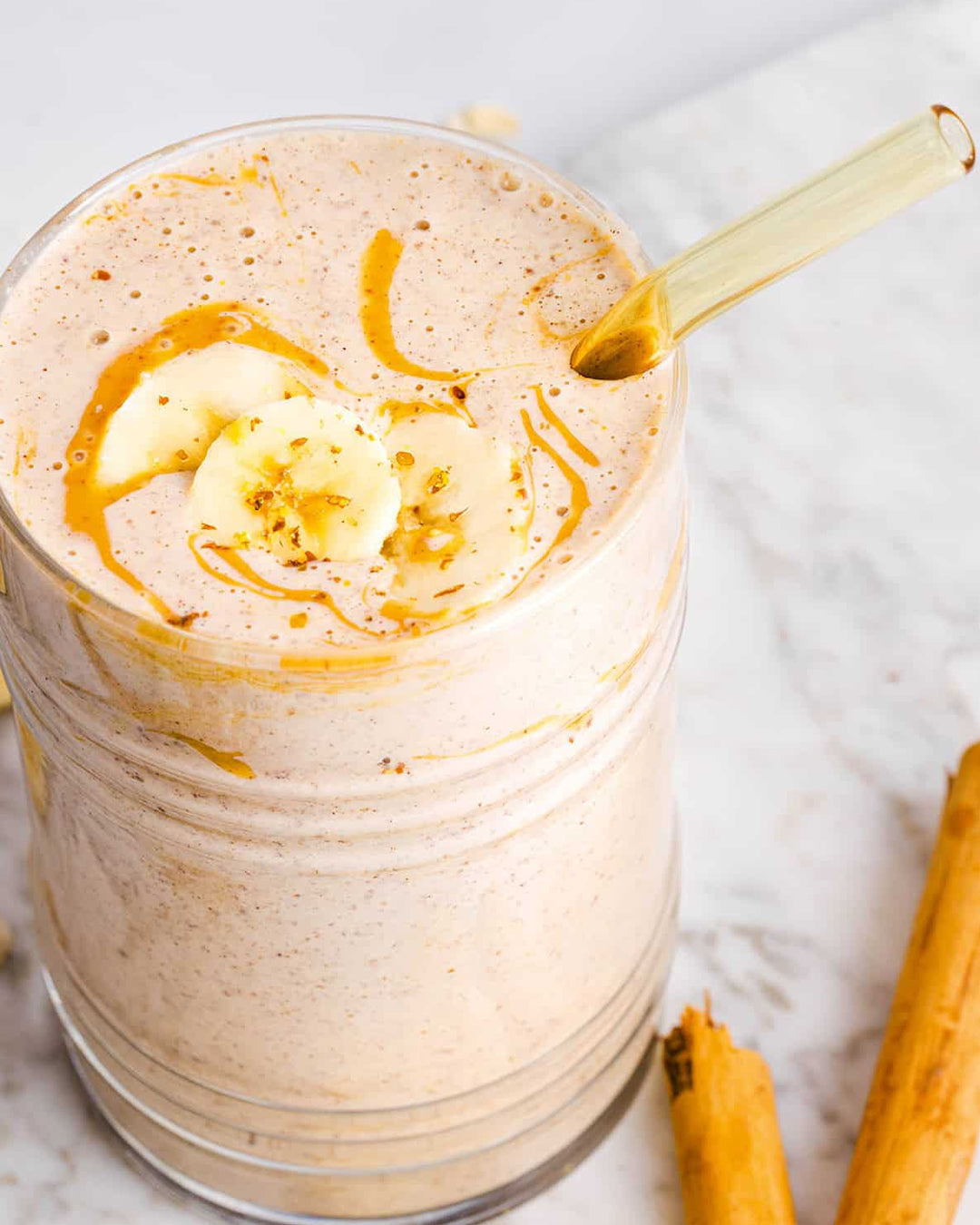 Golden Banana Oat Smoothie